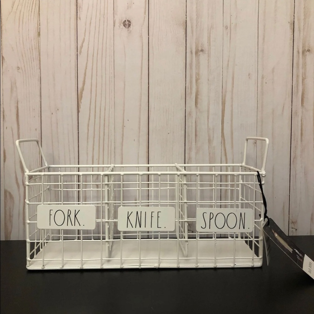 Rae Dunn Fork Knife Spoon utensil caddy